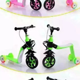 新款儿童滑板车二合一3轮可滑可坐2-7岁脚踏车闪光轮玩具车骑行车