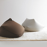 无印良品豆袋懒人沙发 Muji日式创意单人榻榻米 简约卧室椅子特价