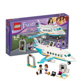 乐高LEGO正品女孩系列心湖城私人飞机L41100小颗粒积木6-12岁玩具