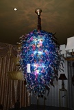 异形玻璃吊灯售楼部酒店大厅吊线琉璃创意灯具非标工程灯定制厂家