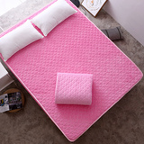 纯色水晶绒夹棉床笠单件法莱绒加厚保暖防滑床罩1.5m/m1.8米床褥