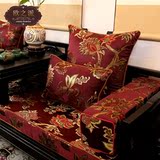 现代中式实木沙发坐垫套定做罗汉床垫定制美式餐椅垫子高密度海绵