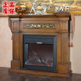 包邮1.2米实木壁炉架 欧式壁炉装饰柜 美式经济型简约 LED仿真火