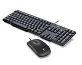 超薄防水 有线键盘鼠标套装 罗技MK100二代键鼠套装 原装正品