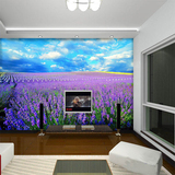舞彩 3d无缝大型定制壁画 卧室客厅电视背景墙壁纸画 薰衣草风景