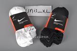 正品 Nike/耐克 运动浅口船袜 男女短袜子 三双装 SX4705-101-001