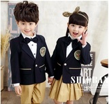英伦学院儿童小学生装韩国毕业校服男女款外套继承者们同款套装