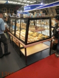 上海实木面包中岛柜展示柜台抽屉式边柜蛋糕柜台货架玻璃面包展柜