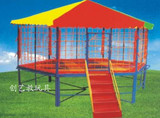 大型六角形蹦蹦床 幼儿园室外设施跳跳床 圆形跳跳床儿童蹦床