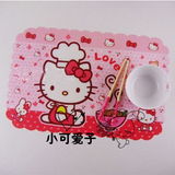 韩国hello kitty花边 保护桌面垫 餐桌垫 餐具垫 餐垫 洗浴垫