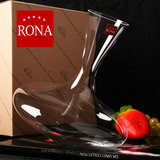 包邮捷克进口RONA创意无铅水晶红酒快速醒酒器 不倒翁分酒器酒瓶