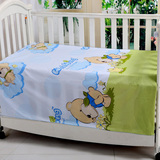 优伴宝宝床上用品套件婴儿床品三件套纯棉透气 枕套/被套/床单
