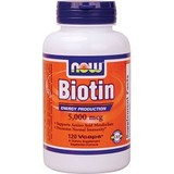 NWF291 NOW Foods Biotin 5000 mcg 生物素 促進正常頭髮皮膚健康