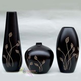 景德镇陶瓷花瓶三件套 工艺摆件 家装饰品 时尚现代家居摆设花瓶