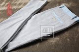一元拍~棉氨纶混纺定制面料 透气丝滑 男士修身休闲长裤 灰色 31