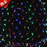 圣诞节装饰LED彩灯串灯网灯 彩色LED灯网状灯网灯1.5x1.5米网灯