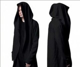春季 韩版爆款潮男装外套披风个性卫衣暗黑者开衫中长款巫师斗篷