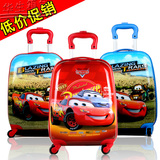 儿童拉杆箱旅行箱ABS迪士尼米奇18寸万向轮汽车总动员男孩行李箱