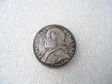 梵蒂冈1867年2.5里拉银币,少