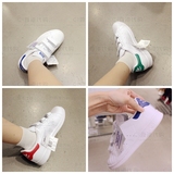 CI香港正品代购 adidas Stan simth 2016夏女 三叶草魔术贴小白鞋