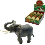 特价3-7岁 4D立体动物蛋拼装益智玩具野生动物模型拼插恐龙蛋大象