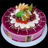 杰艺仿真蛋糕模型新款塑胶 蛋糕模型假生日蛋糕模型水果JY-2073