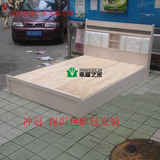 冲冠 深圳包邮 1.2米 1.5米 单人床 双人 非 实木床 床架 送床板