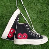 converse comme des garcons play cdg 1970s 70s dsmny 黑色高帮