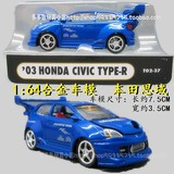 外贸出口合金汽车模型 1/64 本田 思域 HONDA CIVIC TYPE-R 跑车