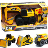 专柜正品CAT电动线控工程车翻斗车铲土车挖土机推土车模儿童玩具