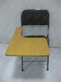 北京正品家用可折叠椅办公会议电脑椅带写字板 座椅培训椅靠背椅