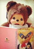 日本正版蒙奇奇M可爱棕熊手偶28cm生日情侣礼物儿童玩具女孩娃娃