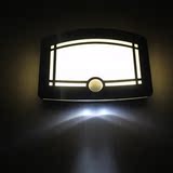简约LED人体感应灯卧室床头光控夜灯创意走廊楼道灯电池壁灯自动