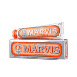 意大利进口marvis/玛尔斯强效去黄美白去烟渍生姜薄荷牙膏 橙盒