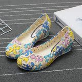 2016夏季新款 韩版坡跟涂鸦洞洞鞋套脚女鞋浅口凉鞋包头塑胶雨鞋