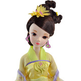 正品可儿芭比娃娃古装咏菊 关节体中国芭比 9057珍藏版女孩玩具