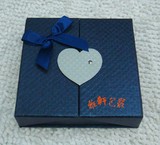 批发蓝色对开式16格巧克力礼盒，高档川崎玫瑰礼盒，礼物包装盒子