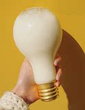 韩国原宿创意玻璃杯 个性电灯泡透明果汁奶茶杯子简约学生随手杯