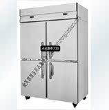 商用冰柜/银都四门双温冰箱/冷藏冷冻冷柜/全国联保厨房专用冷柜