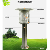 不锈钢太阳能灭蚊灯器养殖场 杀蚊灯灭蚊蝇自动充电户外庭院包邮