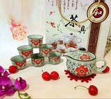 龙瑞陶瓷：7头釉下彩茶具