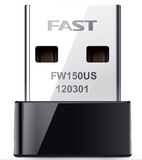 迅捷FAST FW150US UBS无线接收器电脑无线网卡迷你wi fi接收器