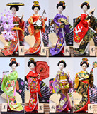 满百包邮日本艺妓人偶娃娃人形娟人和服娃娃日式家居手工艺品礼品