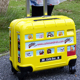 儿童拉杆箱幼儿园行李箱万向轮宝宝旅行箱外贸16寸卡通拉箱拖箱小