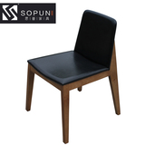 思普家具 实木 北欧现代简约风格 餐椅 椅子  咖啡椅艺术椅
