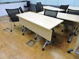 二手办公家具培训桌 高档钢木培训台 二手bosen品牌折叠桌