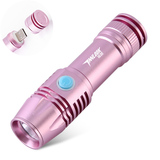 USB充电荧光剂检测笔灯化妆品检验灯 365nm紫光手电筒面膜测试笔