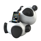 魔杰Q31熊猫迷你苹果音响iphone4/4s手机充电底座笔记本电脑音箱