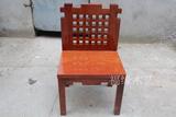 巴花实木原木新款椅子 红木椅子 靠背办公椅 靠背椅
