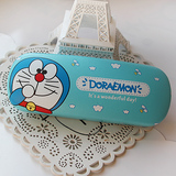 哆啦a梦叮当猫机器猫 便携可爱时尚近视 卡通动漫眼镜盒